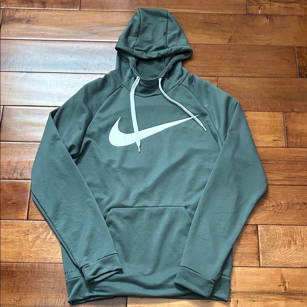 Nike Men's Forest Green Hoodie